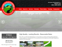 Tablet Screenshot of brochmanpaving.com